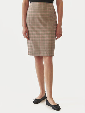 Tatuum Tatuum Midi suknja Monri T2416.175B Smeđa Regular Fit