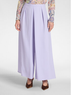 Elena Mirò Elena Mirò Spodnie materiałowe P022P000473N0A9 Fioletowy Regular Fit