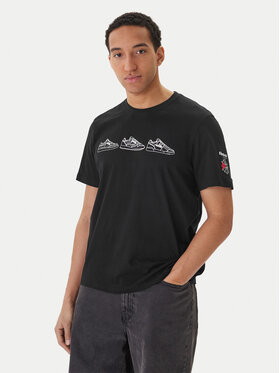 Reebok Reebok Tricou Harley RK25569CCM Negru Regular Fit