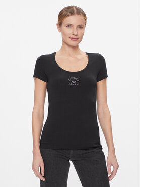 Emporio Armani Underwear Emporio Armani Underwear T-shirt 163377 4R223 00020 Crna Regular Fit