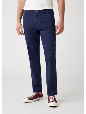Wrangler Wrangler Chinosy CASEY CHINO Niebieski Straight Fit