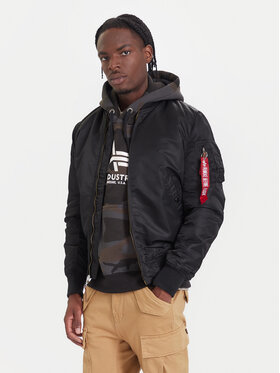 Alpha Industries Alpha Industries Bomber striukė Ma-1 Vf 59 Long 168100 Juoda Slim Fit