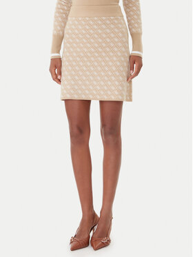 Guess Guess Spódnica ołówkowa W5BD81 Z3JD2 Beżowy Slim Fit