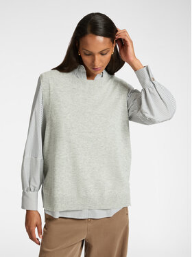 Elena Mirò Elena Mirò Sweter M579Z000720N003 Szary Regular Fit