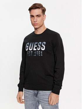 Guess Guess Mikina M4RQ08 KBK32 Čierna Regular Fit