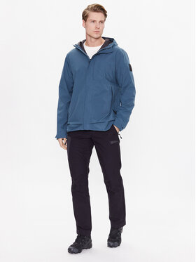 Jack Wolfskin Vodootporna Jakna Goldgewann 1115761 Plava Regular Fit