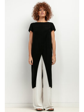 Tessita Tessita Tunika NARZUTKA T405 czarna Czarny Classic Fit