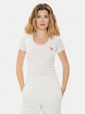 Guess Guess T-Shirt W2YI45 J1314 Rosa Slim Fit