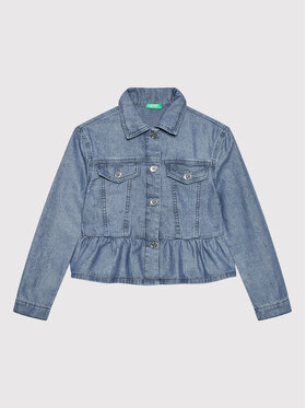 United Colors Of Benetton United Colors Of Benetton Kurtka jeansowa 27A7CN007 Niebieski Regular Fit