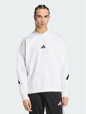 adidas adidas Bluza 165198 Biały Loose Fit