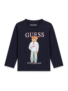 Guess Kids Guess Kids T-Shirt 183055 Modrá Classic Fit