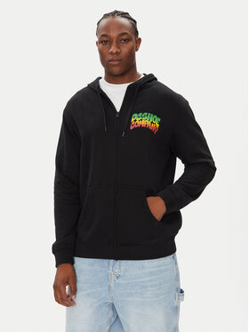 DC DC Sweatshirt Hot Box Zh ADYSF03146 Schwarz Standard Fit