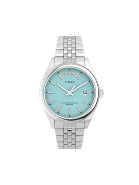Timex Timex Käekell Legacy Day and Date Tiffany TW2V68400 Hõbedane