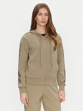 Guess Guess Mikina W5RQ03 KBYE2 Zelená Regular Fit