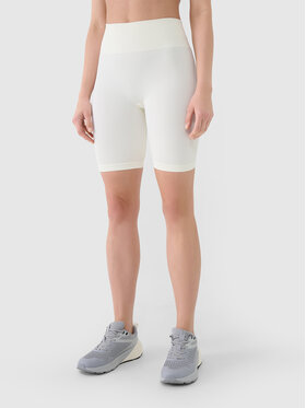 4F 4F Szorty sportowe MULTI ACTIVE Biały Slim Fit