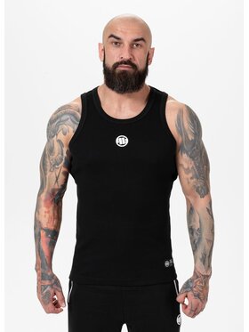 PITBULL PITBULL Tank top Tank Czarny Regular Fit