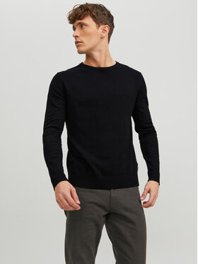 Jack&Jones Jack&Jones Džemper Emil 12208364 Crna Regular Fit