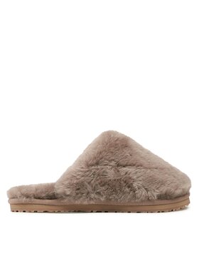 Mou Mou Papuče Closed Toe Sheepskin Fur Slippper FW161000L Béžová