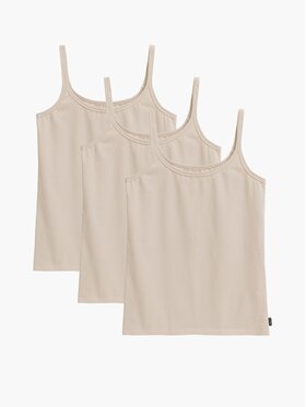 Atlantic Atlantic Top basic Beżowy Regular Fit
