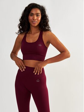BeShaped BeShaped Biustonosz sportowy Bezszwowy Femme Force Bordowy