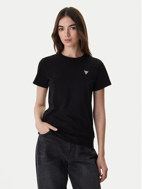 Guess Jeans Guess Jeans Тишърт W4YI10 J1314 Черен Regular Fit