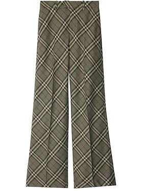 Burberry Burberry Pantaloni di tessuto 8098009 Grigio Over Fit