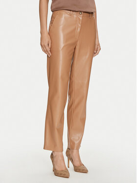 Guess Guess Műbőr nadrág Lia W4YB18 WF8Q0 Bézs Regular Fit