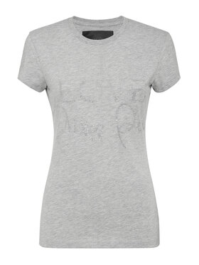 PHILIPP PLEIN PHILIPP PLEIN T-Shirt 3249 Szary Regular Fit