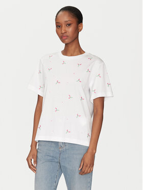 Marella Marella T-Shirt Feluca 2513971034 Λευκό Regular Fit