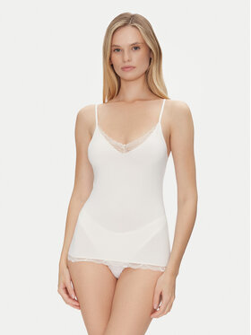 YSABEL MORA YSABEL MORA Top 19048 Écru Slim Fit