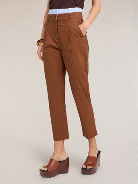 Motivi Motivi Pantaloni di tessuto P00SQ004577N0V2 Marrone Boy Fit