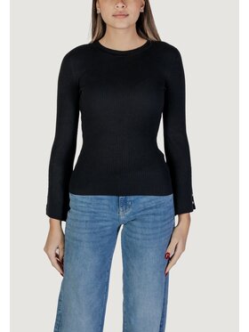ONLY ONLY Maglione ONLNATASHA LS O-NECK PEARL CC KNT Nero Shirt Fit