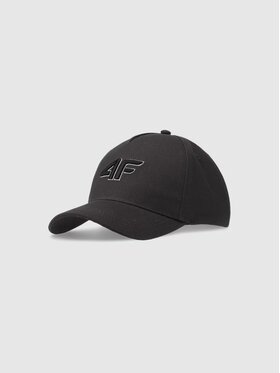4F 4F Καπέλο Jockey 4FJWSS25ACABU388-22S Μαύρο
