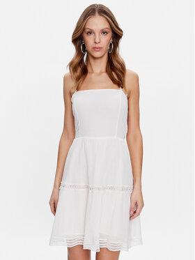 Guess Guess Nyári ruha Safa W3GK0M WEID0 Fehér Regular Fit