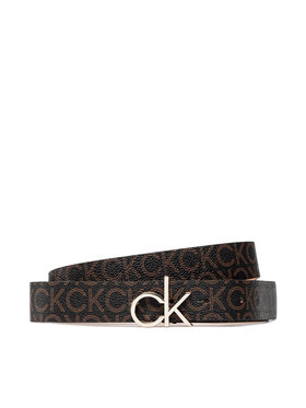 Calvin Klein Calvin Klein Curea de Damă Re-Lock Logo Belt 30Mm Mono K60K609001 Maro