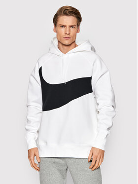 Nike Nike Μπλούζα Sportswear Swoosh Tech Fleece DD8222 Λευκό Regular Fit