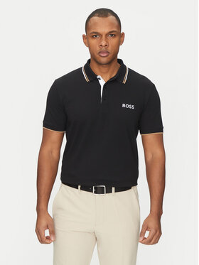 BOSS BOSS Поло Paddy Pro 50469102 Чорний Regular Fit