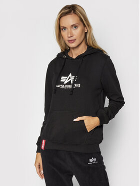 Alpha Industries Alpha Industries Sweatshirt New Basic 196032 Schwarz Regular Fit