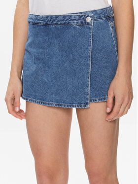 Calvin Klein Jeans Calvin Klein Jeans Teksapüksid Wrap Skort J20J223300 Sinine Regular Fit