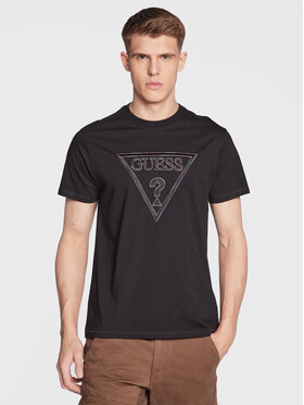 Guess Guess T-Shirt Moisey M3RI15 K8FQ4 Czarny Regular Fit