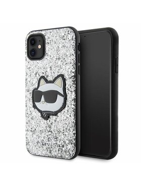 KARL LAGERFELD KARL LAGERFELD Etui na telefon iPhone 11 Srebrny