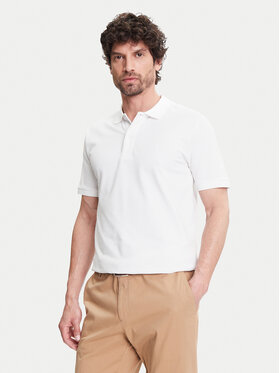 Pierre Cardin Pierre Cardin Тениска с яка и копчета C5 21354.2110 Бял Regular Fit