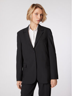 Simple Simple Žakete MKD001 Melns Regular Fit