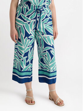 Fiorella Rubino Fiorella Rubino Pantaloni di tessuto P158T004986N0Z4 Blu Cropp Fit