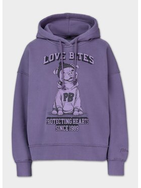 PITBULL PITBULL Bluza LOVIA LOVE BITES Fioletowy Regular Fit