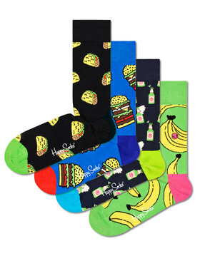 Happy Socks Happy Socks 4 pár hosszú szárú unisex zokni XYUM09-0200 Színes
