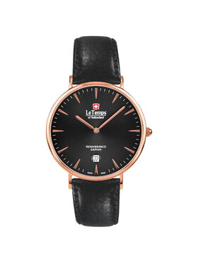 Le Temps Le Temps Zegarek LT1018.57BL51 Czarny