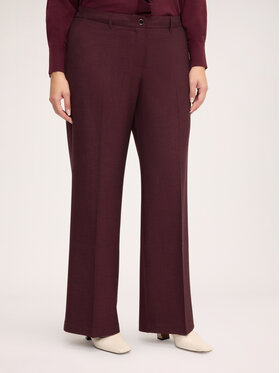 Fiorella Rubino Fiorella Rubino Pantaloni di tessuto P085T005509N036 Bordeaux Flared Fit
