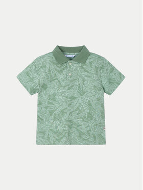 Mayoral Mayoral Тениска с яка и копчета 3110 Зелен Regular Fit