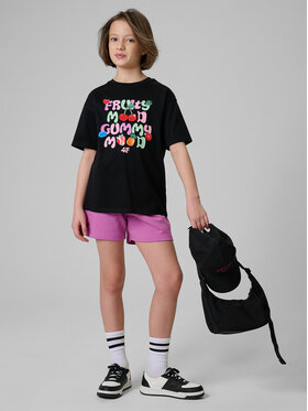 4F 4F Szorty sportowe JELLIFICATION Fioletowy Regular Fit